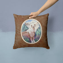 Load image into Gallery viewer, Chinese Crested Throw Pillow - 14x14 Decorative Pillow – Art for Your Home &amp; Patio 7052PW1414