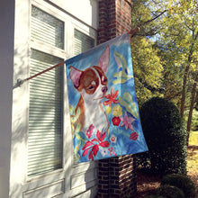 Load image into Gallery viewer, Chihuahua in flowers Flag Canvas House Size