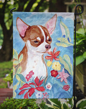 Load image into Gallery viewer, Chihuahua in flowers Garden Flag – Decorative Outdoor Yard Flag