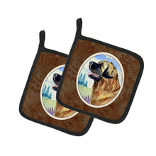 Load image into Gallery viewer, Leonberger Pot Holders - Set of 2 Decorative Kitchen Helpers | Made in the USA 7056PTHD