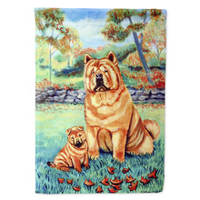 Load image into Gallery viewer, Chow Chow Momma's Love Flag Canvas House Size