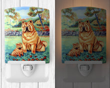 Load image into Gallery viewer, Chow Chow Momma's Love Ceramic Night Light 7057CNL