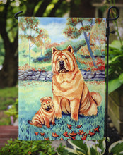 Load image into Gallery viewer, Chow Chow Momma's Love Garden Flag – Decorative Outdoor Yard Flag
