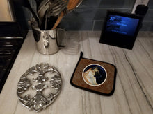 Load image into Gallery viewer, Fawn Great Dane in the Moonlight Pot Holders - Set of 2 Decorative Kitchen Helpers | Made in the USA 7059PTHD