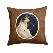 Load image into Gallery viewer, Fawn Great Dane in the Moonlight Throw Pillow - 14x14 Decorative Pillow – Art for Your Home &amp; Patio 7059PW1414