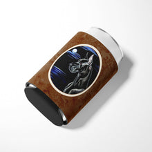 Load image into Gallery viewer, Black Great Dane in the Moonlight Can or Bottle Hugger 7060CC