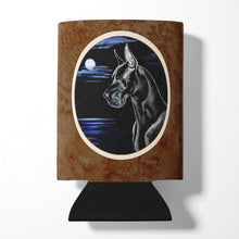 Load image into Gallery viewer, Black Great Dane in the Moonlight Can or Bottle Hugger 7060CC