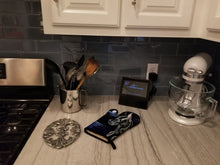 Load image into Gallery viewer, Black Great Dane in the Moonlight Oven Mitt 7060OVMT