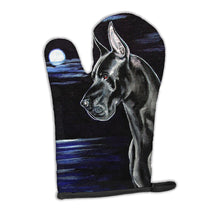 Load image into Gallery viewer, Black Great Dane in the Moonlight Oven Mitt 7060OVMT