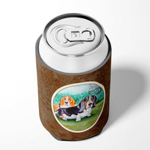 Load image into Gallery viewer, Basset Hound Double Trouble Can or Bottle Hugger 7061CC