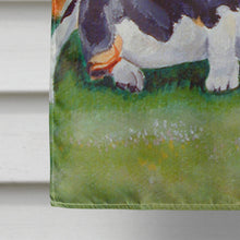 Load image into Gallery viewer, Basset Hound Double Trouble Flag Canvas House Size