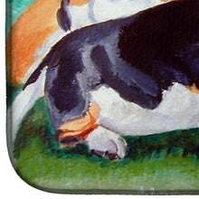 Load image into Gallery viewer, Basset Hound Double Trouble Dish Drying Mat – Absorbent, Artistic Kitchen Essentials 7061DDM