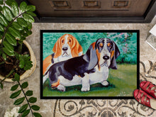 Load image into Gallery viewer, Basset Hound Double Trouble Doormat Doormat - Large 24x36 – Indoor/Outdoor Floor Mat