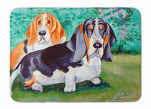 Load image into Gallery viewer, Basset Hound Double Trouble Machine Washable Memory Foam Mat 7061RUG