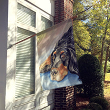 Load image into Gallery viewer, Gordon Setter Flag Canvas House Size