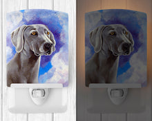 Load image into Gallery viewer, Weimaraner Azure Skies Ceramic Night Light 7063CNL