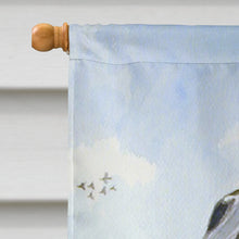 Load image into Gallery viewer, Flat Coated Retriever Flag Canvas House Size