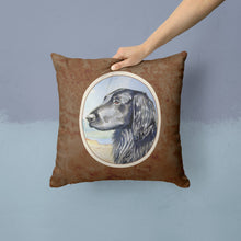 Load image into Gallery viewer, Flat Coated Retriever Throw Pillow - 14x14 Decorative Pillow – Art for Your Home &amp; Patio 7064PW1414
