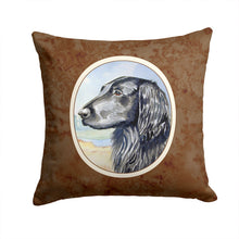Load image into Gallery viewer, Flat Coated Retriever Throw Pillow - 14x14 Decorative Pillow – Art for Your Home &amp; Patio 7064PW1414