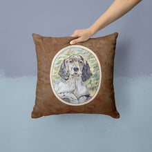 Load image into Gallery viewer, English Setter Patience Throw Pillow - 14x14 Decorative Pillow – Art for Your Home &amp; Patio 7065PW1414