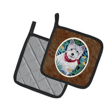 Load image into Gallery viewer, Westie Pot Holders - Set of 2 Decorative Kitchen Helpers | Made in the USA 7066PTHD