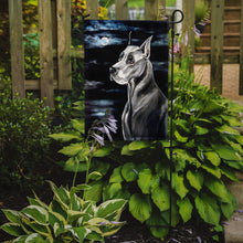 Load image into Gallery viewer, Great Dane in the moonlight Garden Flag – Decorative Outdoor Yard Flag
