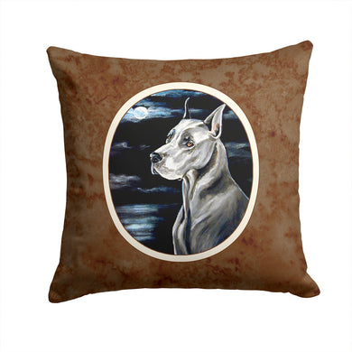 Great Dane Moonlight Throw Pillow - 14x14 Decorative Pillow – Art for Your Home & Patio 7067PW1414