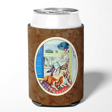 Load image into Gallery viewer, Lady with her Boxer Can or Bottle Hugger 7068CC