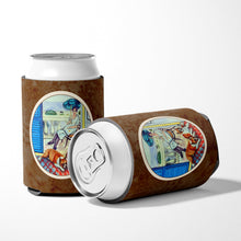 Load image into Gallery viewer, Lady with her Boxer Can or Bottle Hugger 7068CC