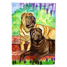 Load image into Gallery viewer, Shar Pei Patio Peis Flag Canvas House Size