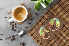 Load image into Gallery viewer, Shar Pei Fawn and Chocolate Foam Coaster  7070FC