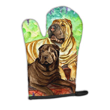 Load image into Gallery viewer, Shar Pei Fawn and Chocolate Oven Mitt 7070OVMT