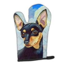 Load image into Gallery viewer, Min Pin Black and Tan Oven Mitt 7073OVMT