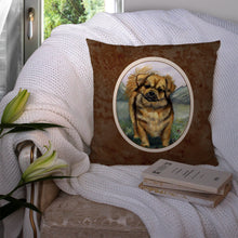 Load image into Gallery viewer, Tibetan Spaniel Throw Pillow - 14x14 Decorative Pillow – Art for Your Home &amp; Patio 7075PW1414