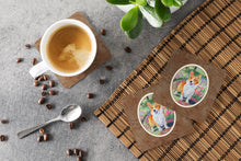 Load image into Gallery viewer, Pembroke Corgi Springtime Foam Coaster  7077FC