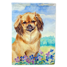 Load image into Gallery viewer, Tibetan Spaniel Flag Canvas House Size