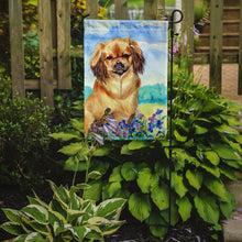 Load image into Gallery viewer, Tibetan Spaniel Garden Flag – Decorative Outdoor Yard Flag