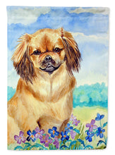 Load image into Gallery viewer, Tibetan Spaniel Garden Flag – Decorative Outdoor Yard Flag