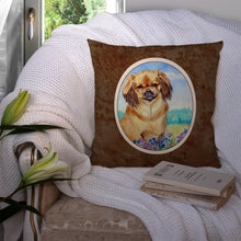 Load image into Gallery viewer, Tibetan Spaniel Throw Pillow - 14x14 Decorative Pillow – Art for Your Home &amp; Patio 7078PW1414