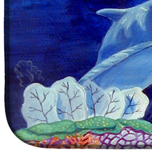 Load image into Gallery viewer, Dolphin under the sea Dish Drying Mat – Absorbent, Artistic Kitchen Essentials 7080DDM