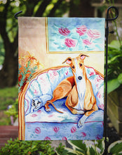 Load image into Gallery viewer, Whippet waiting on Mom Garden Flag – Decorative Outdoor Yard Flag