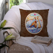 Load image into Gallery viewer, Whippet Waiting on you Throw Pillow - 14x14 Decorative Pillow – Art for Your Home &amp; Patio 7081PW1414