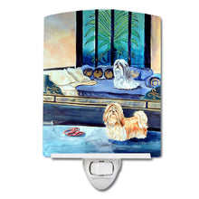 Load image into Gallery viewer, Shih Tzu Double Trouble Ceramic Night Light 7082CNL