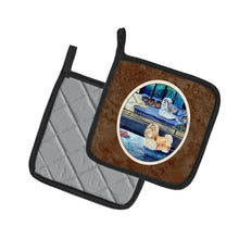 Load image into Gallery viewer, Shih Tzu Double Trouble Pot Holders - Set of 2 Decorative Kitchen Helpers | Made in the USA 7082PTHD