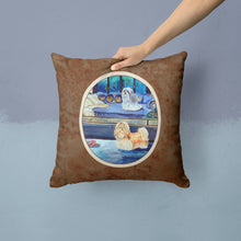 Load image into Gallery viewer, Shih Tzu Double Trouble Throw Pillow - 14x14 Decorative Pillow – Art for Your Home &amp; Patio 7082PW1414