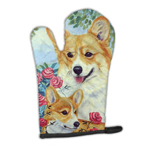 Load image into Gallery viewer, Corgi Momma loves Roses Oven Mitt 7084OVMT