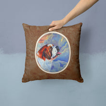 Load image into Gallery viewer, Saint Bernard Loyalty Throw Pillow - 14x14 Decorative Pillow – Art for Your Home &amp; Patio 7085PW1414