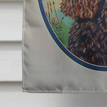Load image into Gallery viewer, Irish Water Spaniel Flag Canvas House Size