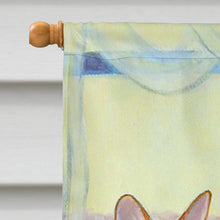 Load image into Gallery viewer, Cat  in the window Flag Canvas House Size