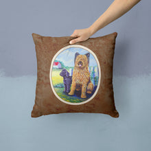 Load image into Gallery viewer, Briard Throw Pillow - 14x14 Decorative Pillow – Art for Your Home &amp; Patio 7092PW1414